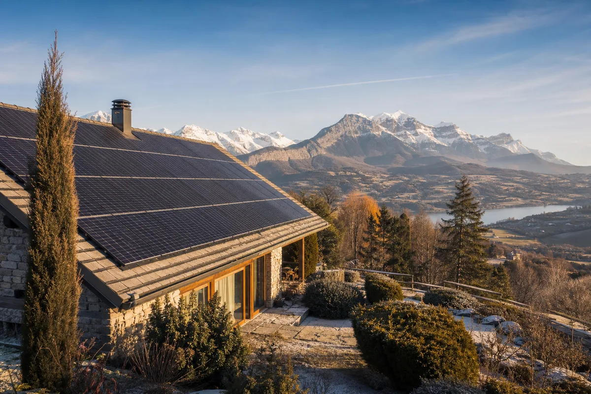 Altitude et photovoltaïque à Chorges (860 m) : un rendement dopé par le froid