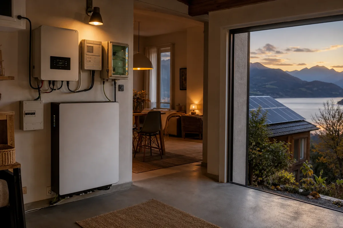 Batterie domestique à Chorges : la dimensionner pour les soirées de la rive nord de Serre-Ponçon