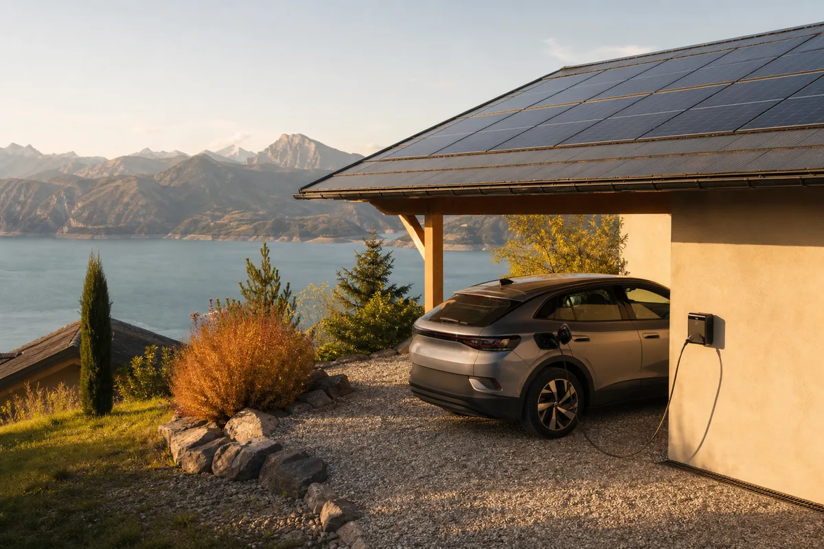 Recharge de voiture électrique à Chorges : rouler au soleil de la rive nord de Serre-Ponçon