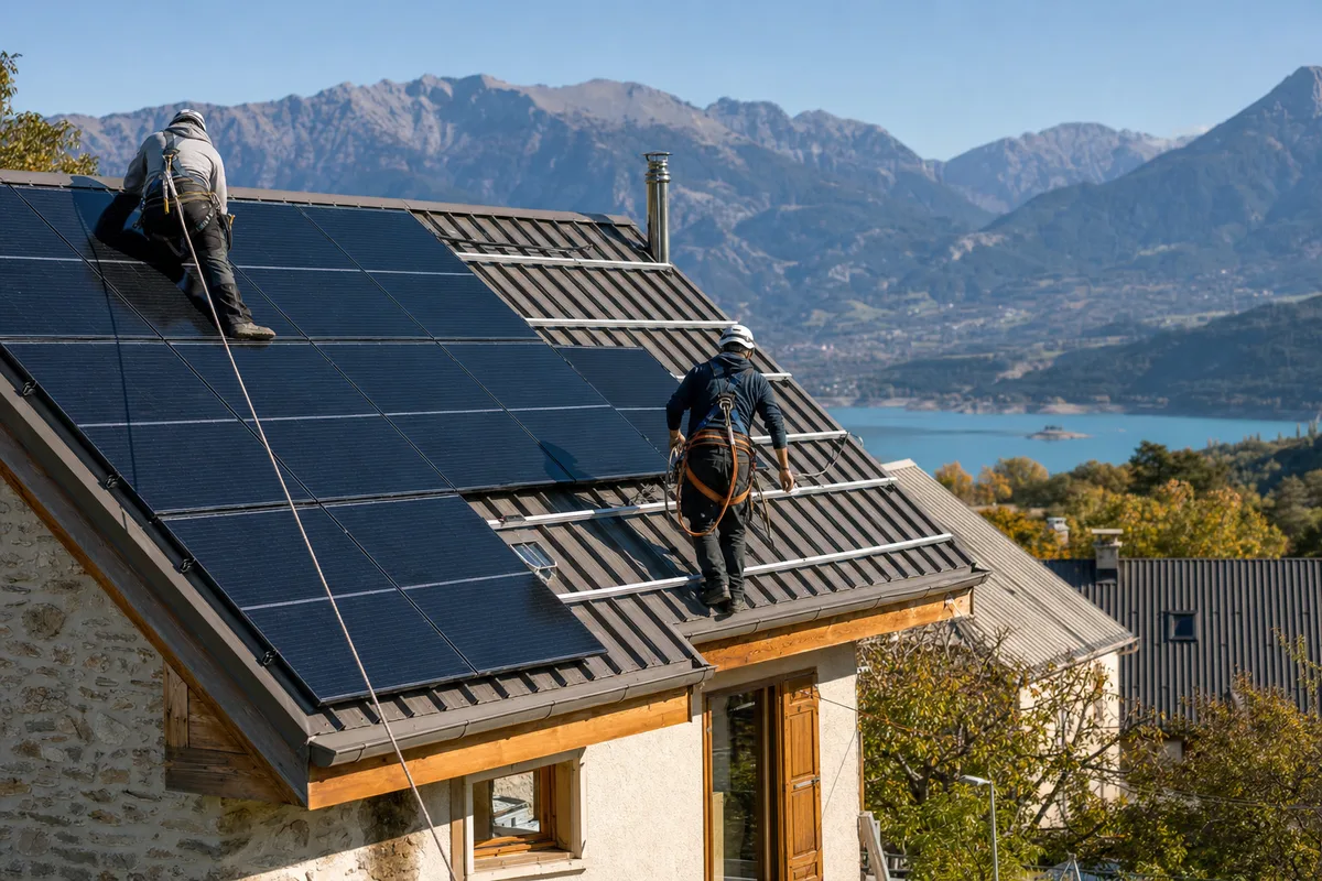 Installation de panneaux photovoltaïques à Chorges