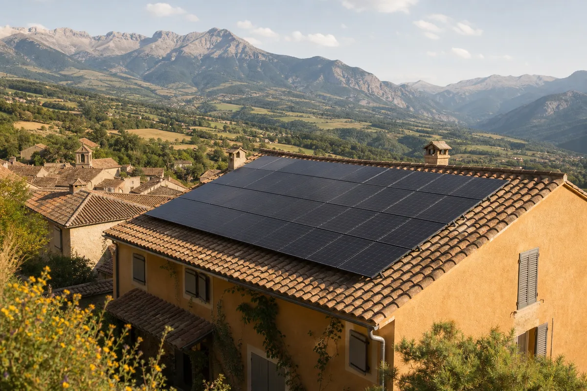 Panneau solaire Montgardin (05230) : installation photovoltaïque